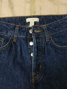 H&amp;M High Waisted Button Up Jeans