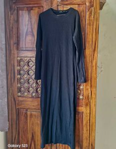 Sassafras Black Midi Dress