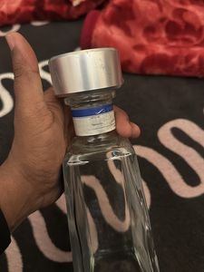 glass bottle 1800 silver bottl