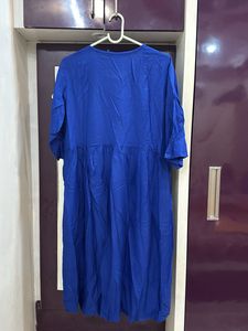 Blue Embroidered Kurta