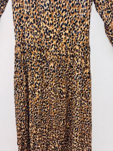 Leopard Print Midi Dress