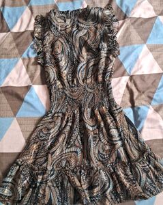 Paisley Print Dress