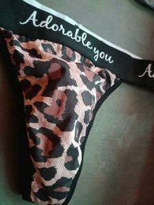 Unisex Adorable You Leopard Thong