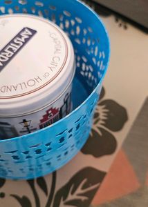 Tin Box And Blue Metal Dabba