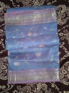 Light Blue Colour saree