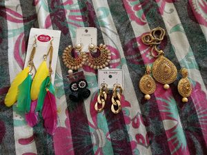5 Traditional &amp; Five Western Earrings