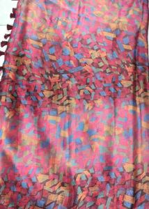 Elegant Printed Saree❤️