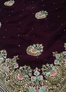 Kundan Work Saree .. Pretty Sare