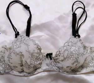 White Lace Bra