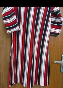 Woollen Red Kurta Set