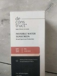 Deconstruct Water Sunscreen