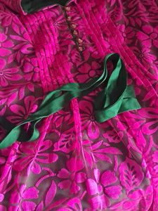 Pink Floral Kurti