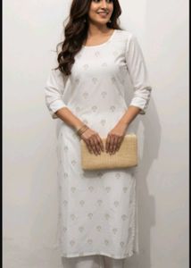 Elegant White Kurta Set