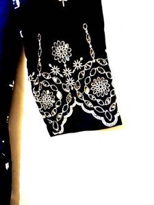 Blue Embroidered Kurta (item 19)