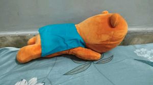 Cute Orange Bear Plush
