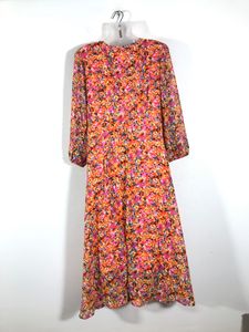 Multi Colour Floral Printed Dress(Women’s)