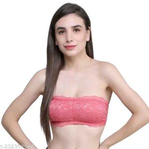 Floral Lace Net Brand Bra