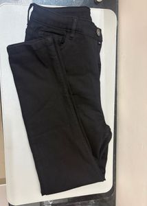 Zudio Black Skinny Fit Jeans