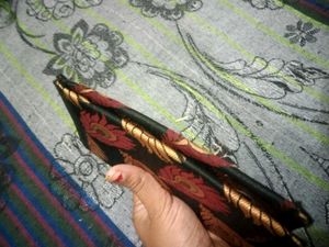 Peacock Feather Clutch