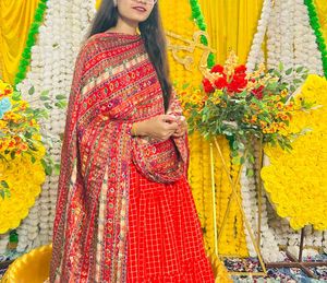 Elegant Red Kurta Set