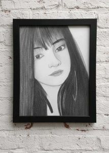 Framed Portrait Sketch