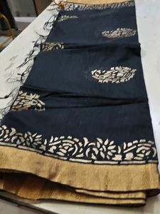 Elegant Black &amp; Gold Dupatta