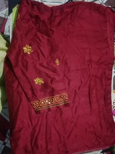 Elegant White &amp; Gold Rajasthani Lahenga