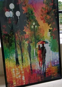 Water Paint Photo Frame With Quality Glass