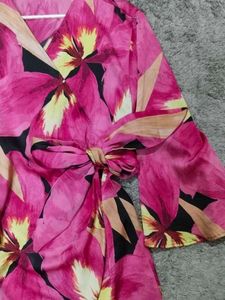 Floral Wrap Top