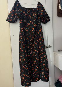 Black Floral Dress