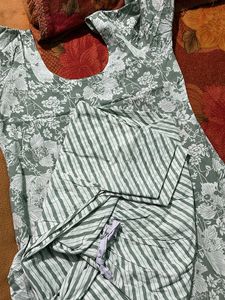 Floral Print Kurta with Pants