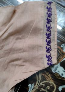 Embroidered Kurta In Silk