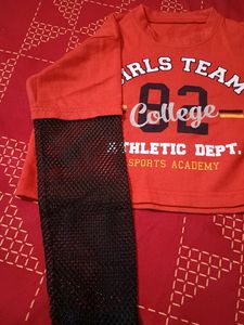 Girls Team College Tee