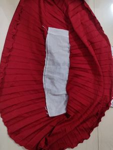 Red &amp; White Girls Dress Frock