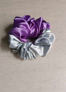 Dual Color Scrunchies