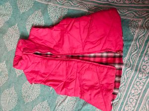 Pink double side jacket unisex