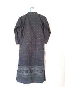 Navy Blue Kurti with small prints