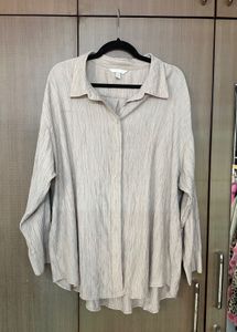 H&amp;M Taupe 2-Piece set Shirt and Trousers