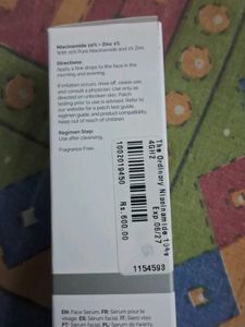 The Ordinary Niacinamide 10% + Zinc 1% Serum