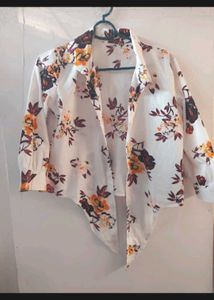 White Floral Shirt