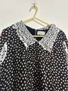 Charming Floral Dot Dress