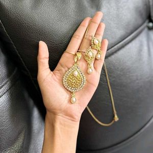 Golden Pearl Drop Set