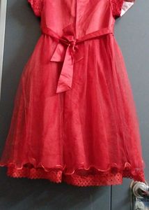 Girls Red Frock