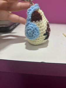 !!RESTOCK!! Crochet Kitty With Headphones Keychain