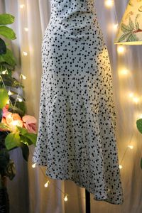 Spotted Midi Dress