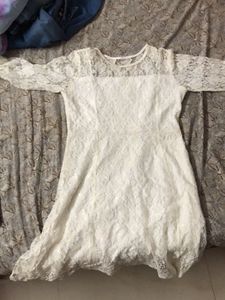 White Lace Dress (princess WhiteSwan)
