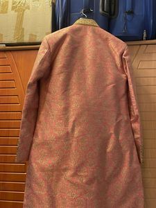 Elegant Sherwani - Pink &amp; Gold