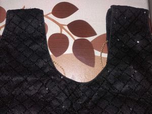 Elegant Black Sequin Blouse