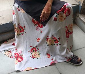 Floral Print Skirt