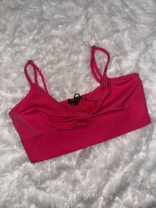 Pink Crop Top